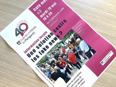 40 ans du Club de la presse du Périgord : café média sur les fake news