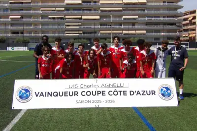AS Cannes U15 remporte la Coupe Côte d'Azur face au FC Carros