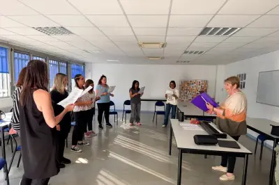 Au Cannet, un atelier choral pour décompresser après le travail
