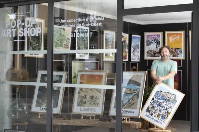 Bizmut expose ses affiches landaises à Mont-de-Marsan