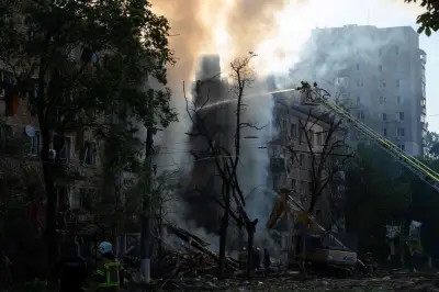 Bombardements russes massifs sur Kyiv : au moins quatre morts