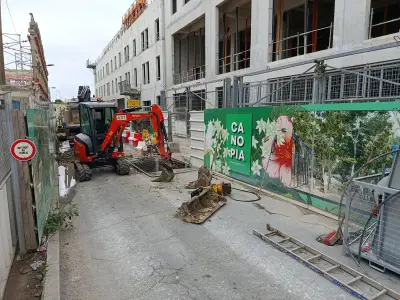 Bordeaux : fuite d'eaux usées ferme la rue de Saget jusqu'à vendredi