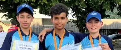 Cadets gardois champions d'Occitanie à la pétanque