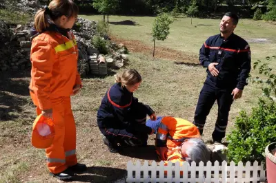 CCFF et pompiers s'entraînent ensemble avant la saison des feux de forêt