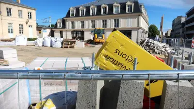 Chantilly : leur agence immobilière inaccessible à cause des travaux du parvis de la gare