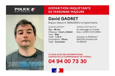 Disparition inquiétante dans le Var : appel à témoins pour retrouver David Gadret