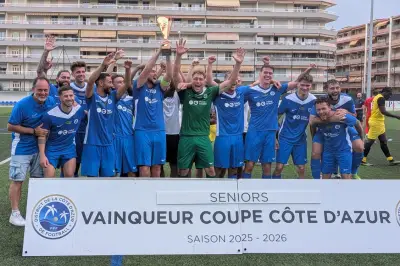 FC Mougins remporte la Coupe Côte d'Azur seniors 5-2 face à Cap-d'Ail
