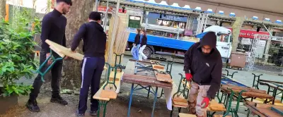 Feria d'Alès : le démontage des bodegas bat son plein