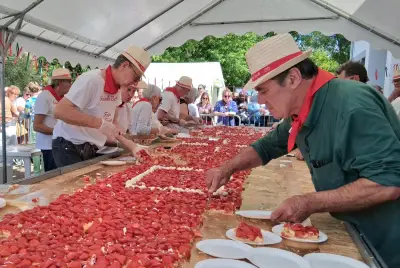 Foire à la fraise : succès et annonce du retrait du coprésident