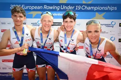 Gabin Fantino Apert en bronze aux Europe U19 d'aviron en Allemagne