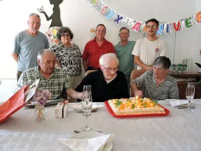Gatien Larquier fête ses 100 ans à l'Ehpad Le Temple d'Arthez-de-Béarn