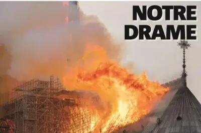 Il y a 7 ans, l'incendie de Notre-Dame de Paris à la une de Var-matin