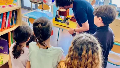 Initiation au cinéma d'animation à Allègre-les-Fumades