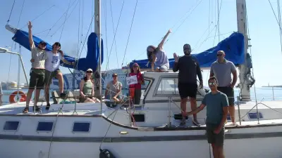Jeunes Sétois en voilier pour protéger la Méditerranée
