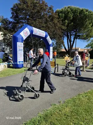 Journée sportive intergénérationnelle à l'Ehpad Darcy-Brun : un marathon solidaire