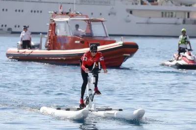 La princesse Charlène relance son épreuve de water bike entre Viareggio et Monaco