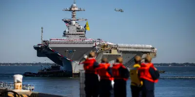 Le porte-avions USS Gerald Ford quitte la Méditerranée pour les États-Unis