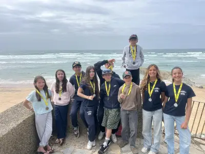 Les collégiens de Biscarrosse brillent au championnat académique de surf