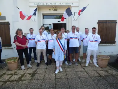 Les Crabes Portbarquais reçus en mairie après leur titre national