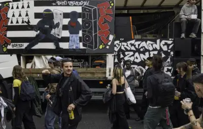 Manifestations techno contre le projet de loi Ripost à Marseille