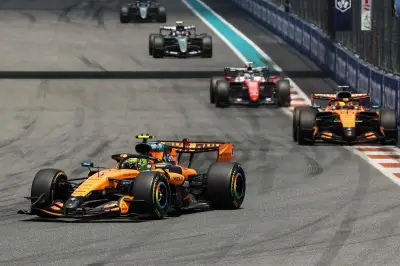 McLaren met fin à l'invincibilité de Mercedes en sprint à Miami