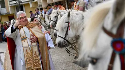 Messe provençale et bénédiction des chevaux à la feria de l'Ascension à Alès