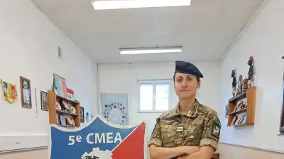 Passation de commandement de la 5e CMEA à Rodilhan le 4 juin