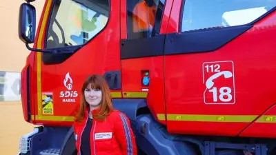 Pauline, première femme mécanicienne chez les pompiers de la Marne