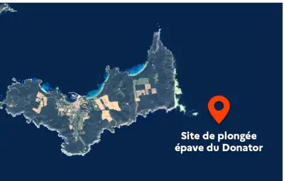 Plongeur retrouvé mort près de l'épave du Donator à Porquerolles