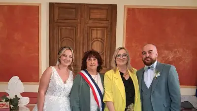 Premier mariage chargé d'émotion célébré par Corine Saintot à Redessan