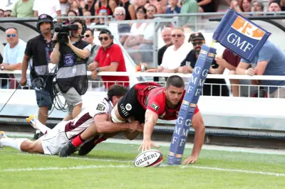 RCT fait tomber le double champion d'Europe bordelais à Mayol (27-22)