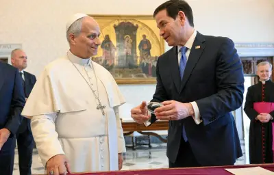 Rencontre amicale entre le pape Léon XIV et Marco Rubio au Vatican