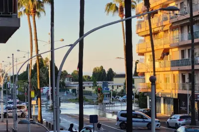 Rupture de canalisation à Cagnes-sur-Mer : inondations et circulation perturbée