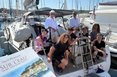Saint-Tropez : des collégiens célèbrent Maupassant et la mer