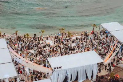 Sunset Beach Party du GP de Monaco : nouvelle scène et chef Mauro Colagreco