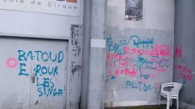 Tag raciste « Batoude pour les singes » : l'école de cirque de Beauvais vandalisée