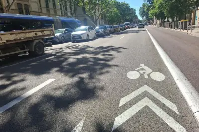 Toulon : voitures et vélos cohabitent sur trois boulevards avec des zones pédagogiques