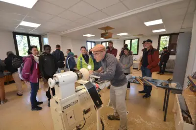 Tourneurs sur bois du monde entier à Aiguines pour les Petites journées