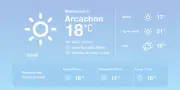 Arcachon : soleil et orages légers aujourd'hui, belles éclaircies demain