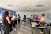 Au Cannet, un atelier choral pour décompresser après le travail