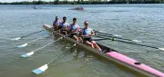 Aviron Bayonnais : médaille d'argent en quatre de couple mixte à Mâcon