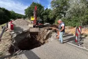 Bauduen : réouverture de la RD 79 après effondrement, le centre accessible