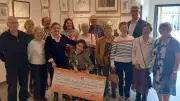 Caissargu'toncœur remet 1 950 € à Martinou le crapouillou