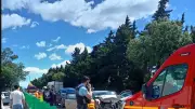 Carambolage en série sur la RN 100 : deux blessés entre Nîmes et Avignon