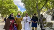 Caritats à Béziers : fête médiévale, lancer de hache et pain bénit