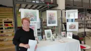 Claudine Hagège expose ses aquarelles à la médiathèque de Puissalicon