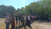Commémoration de l'abolition de l'esclavage à Junas avec la classe engagée