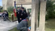 Commémoration du 8 mai 2026 à Blauzac coprésidée par Poinsot et Bourdanove
