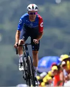 Cyril Barthe au départ du Giro 2025 avec Groupama FDJ