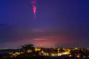 Des sprites rouges observés dans le ciel depuis la Côte d'Azur